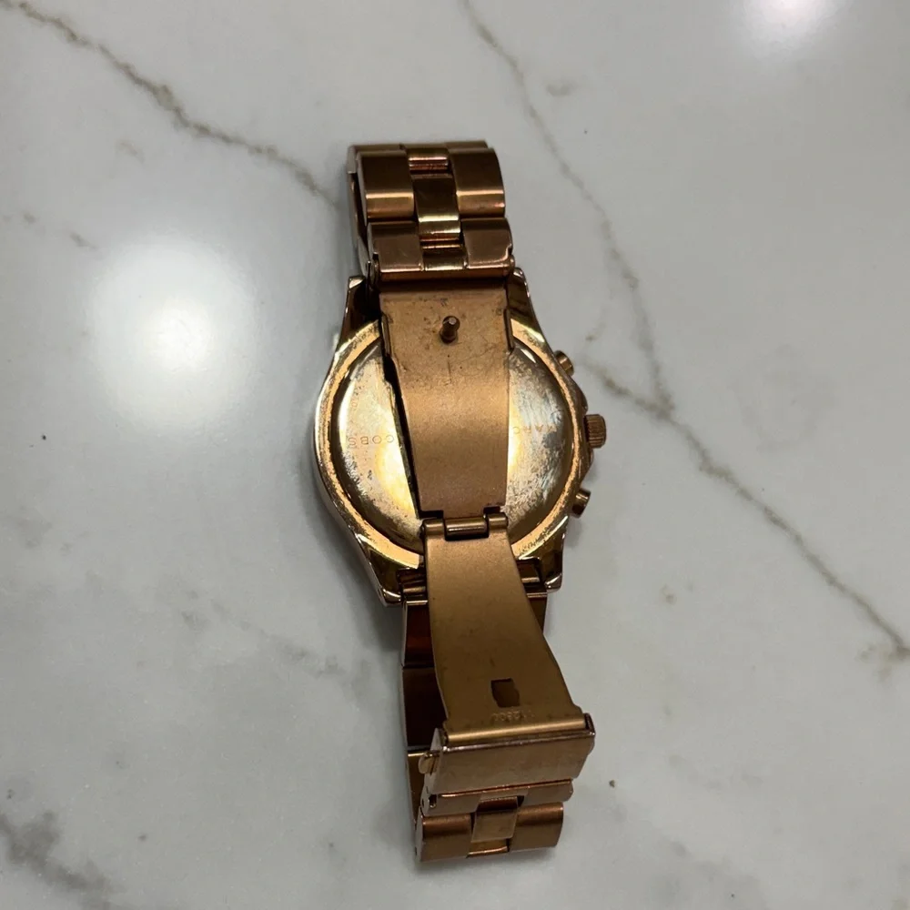 Marc By Marc Jacobs Rose Gold Tone Multi-Function Bracelet Watch - Picture 9 of 9